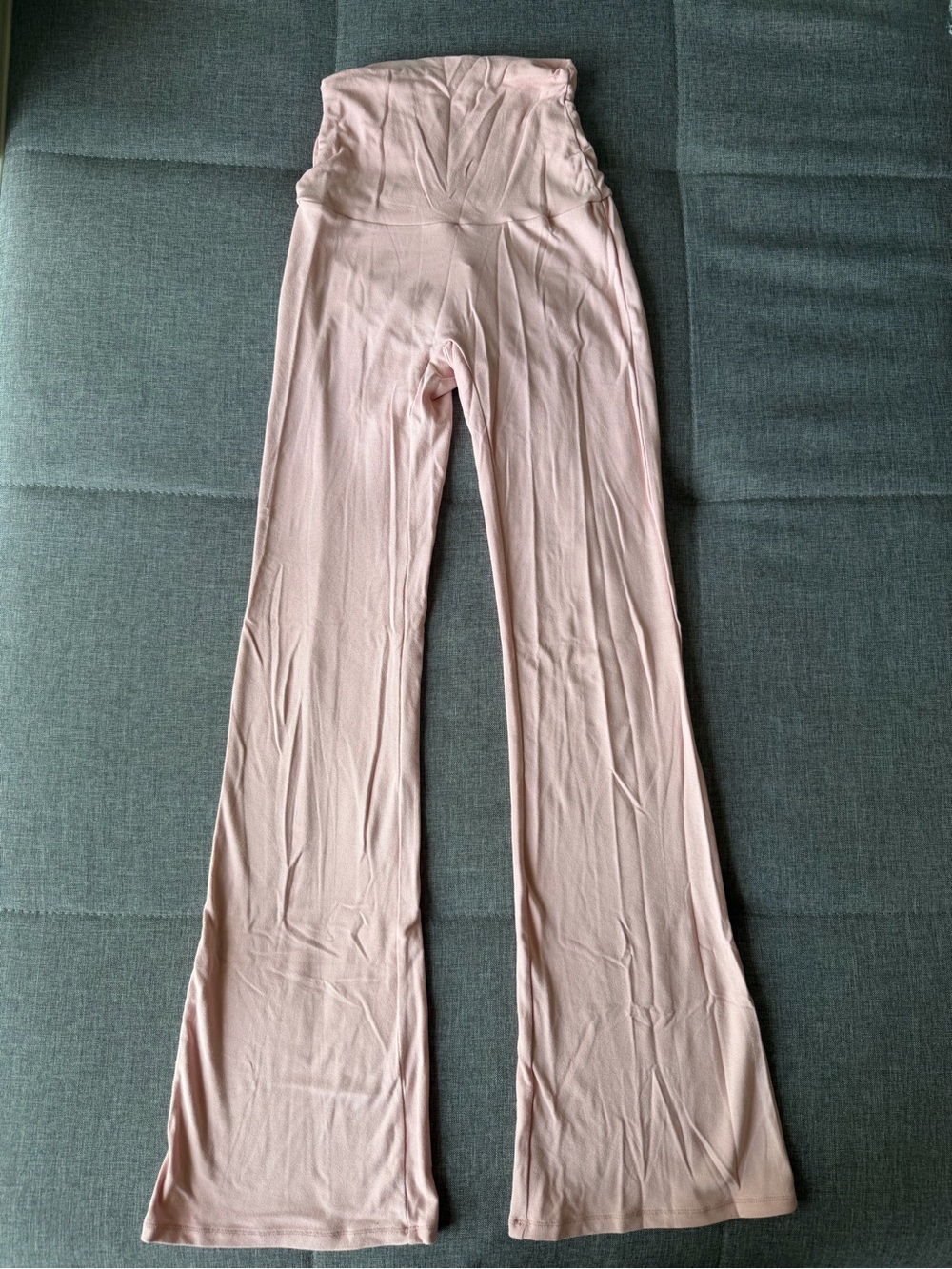 NEW High-Waist Wide Leg Women's Pants in Light Pink